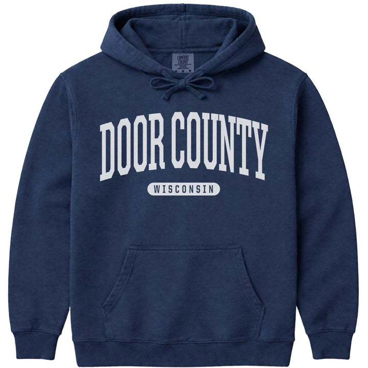 Door County Wisconsin Hoodie - Navy