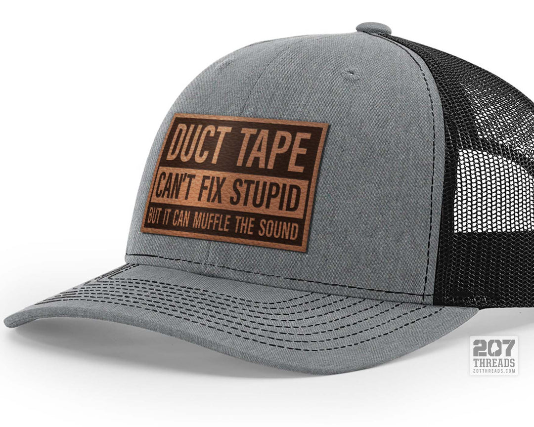 Duct Tape Can't Fix Stupid Hat - Heather Gray Black