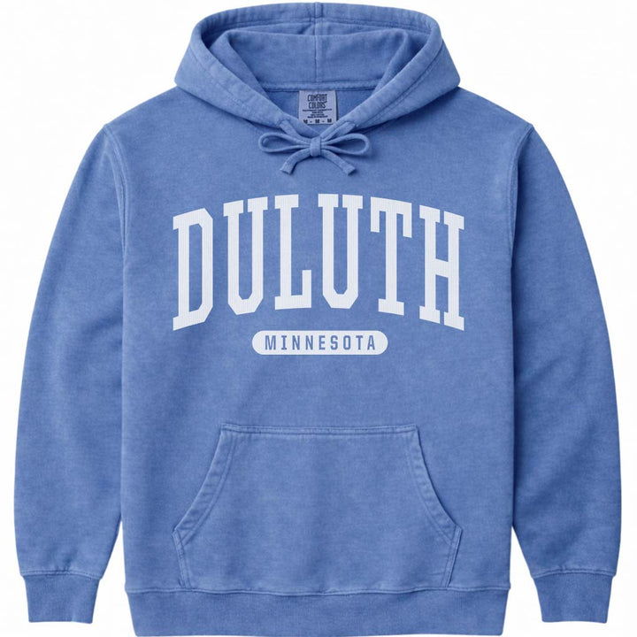 Duluth Minnesota Hoodie - Flo Blue