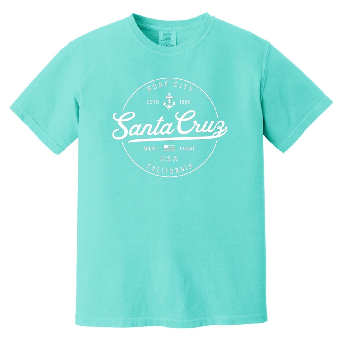 Santa Cruz California T-Shirt - Surf City CAComfort Colors Tee