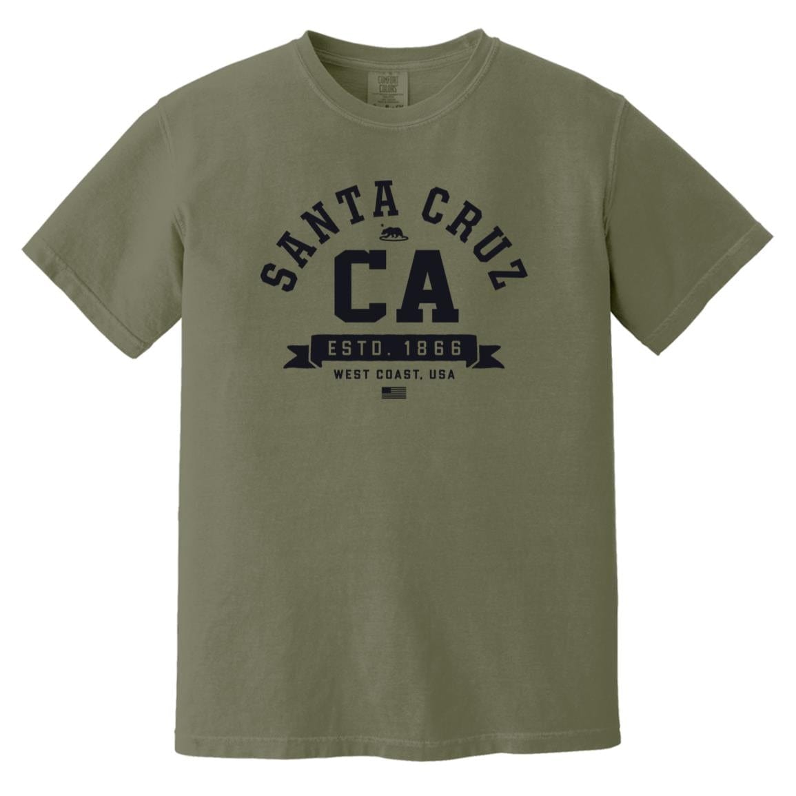 Santa Cruz CA T-Shirt - Comfort Colors Tee