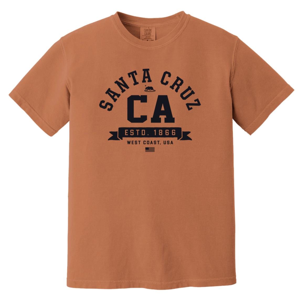 Santa Cruz CA T-Shirt - Comfort Colors Tee