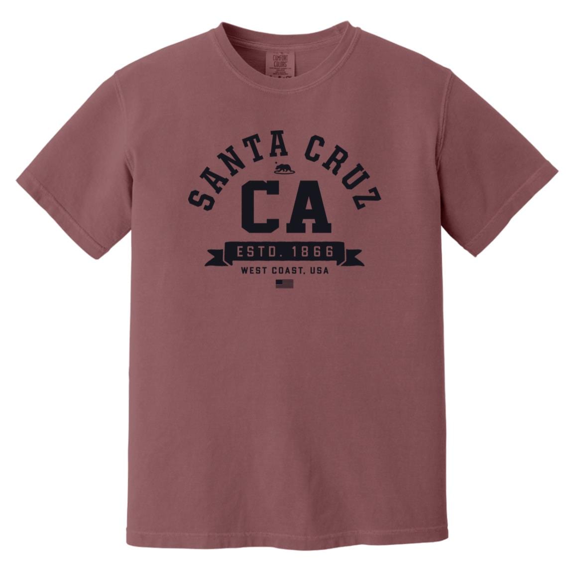 Santa Cruz CA T-Shirt - Comfort Colors Tee