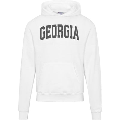 College Style Georgia Hoodie - GA Blackout Champion Sweatshirt