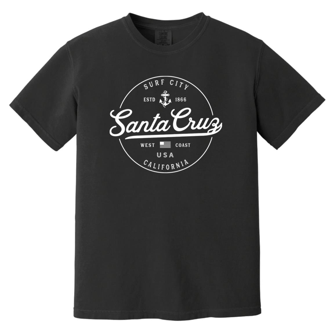 Santa Cruz California T-Shirt - Surf City CAComfort Colors Tee