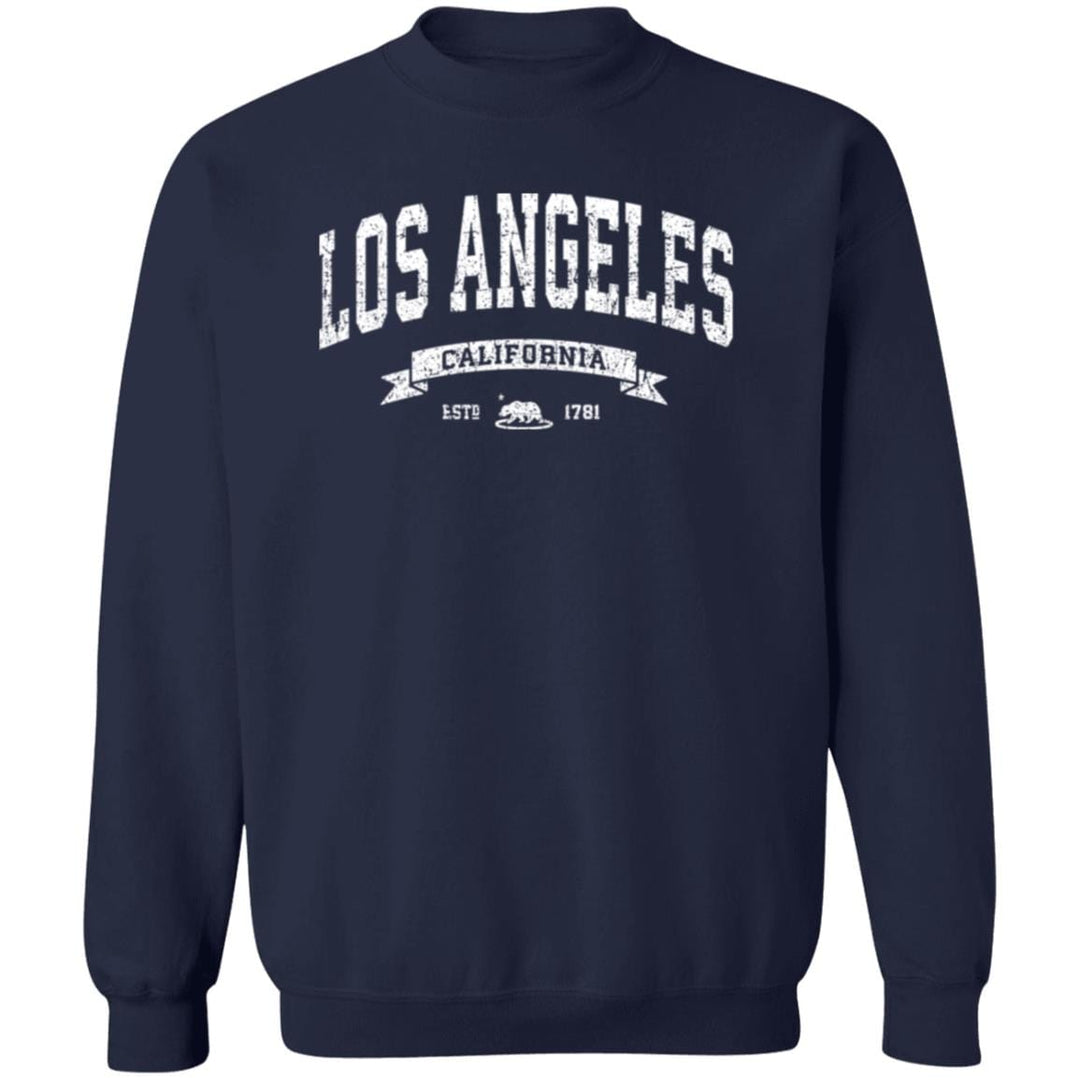 Distressed Vintage Los Angeles Sweatshirt - LA Crewneck