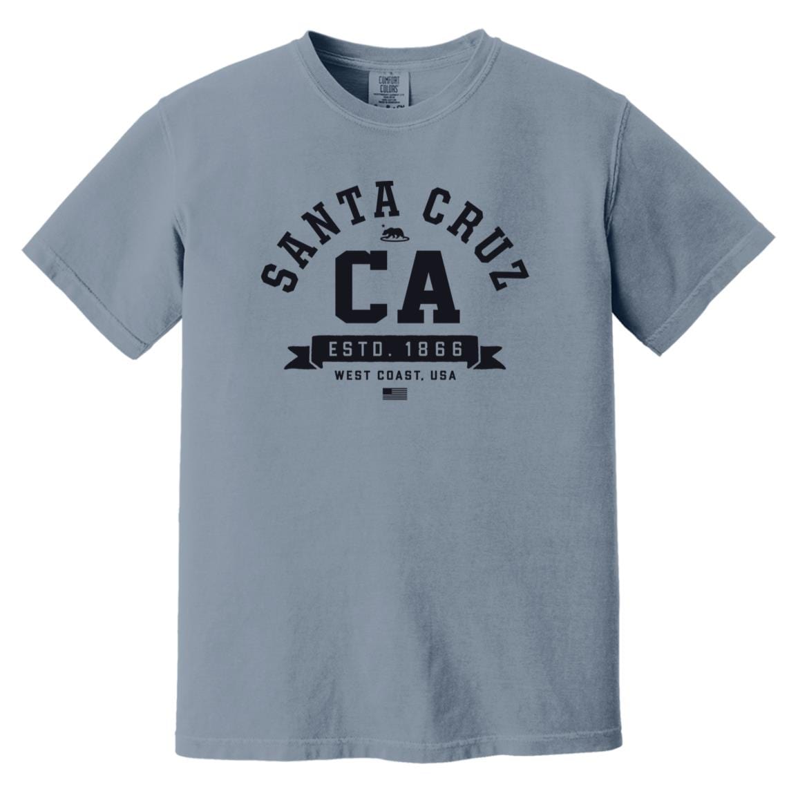 Santa Cruz CA T-Shirt - Comfort Colors Tee