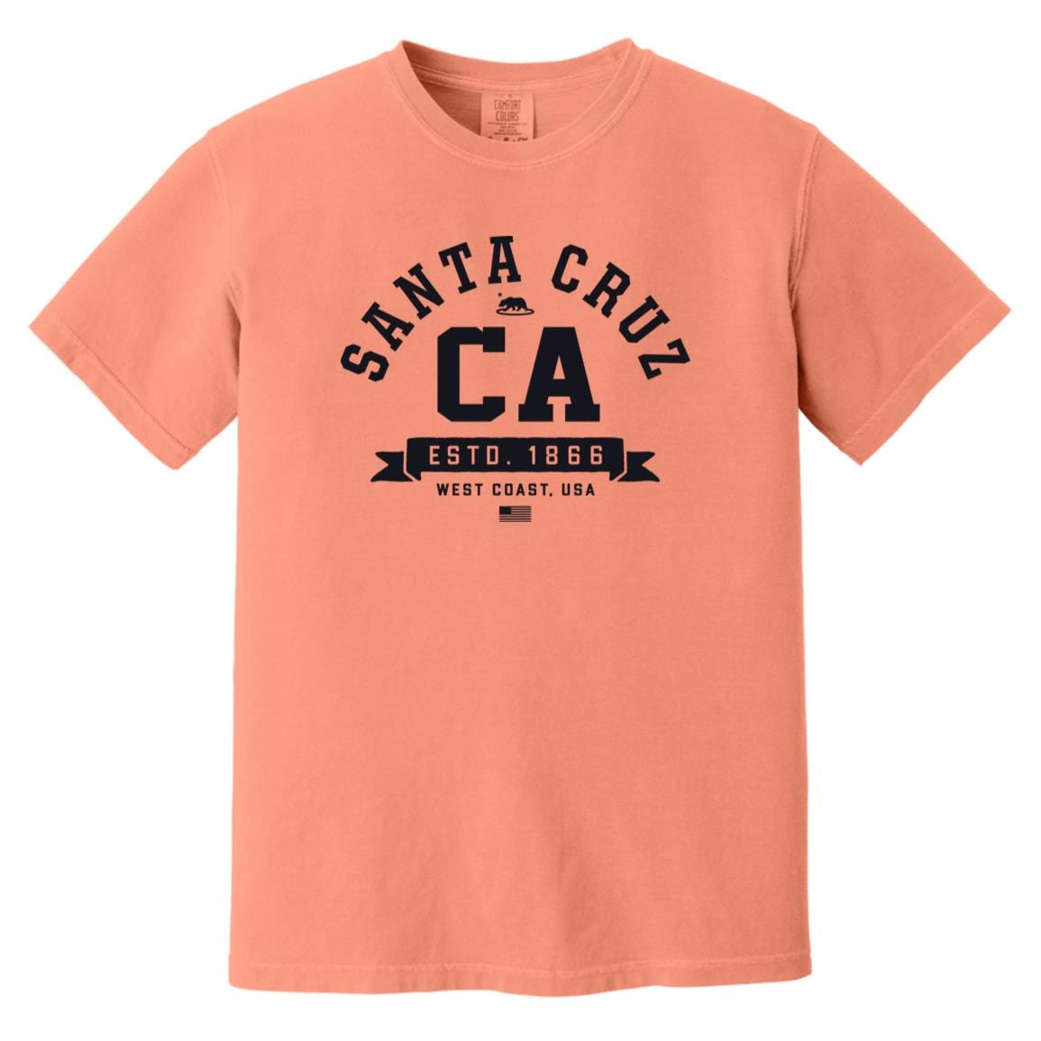 Santa Cruz CA T-Shirt - Comfort Colors Tee