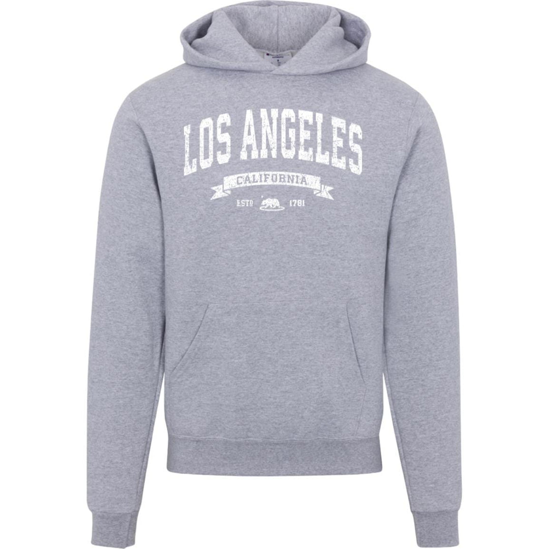 Distressed Vintage Los Angeles Hoodie - LA Champion Sweatshirt