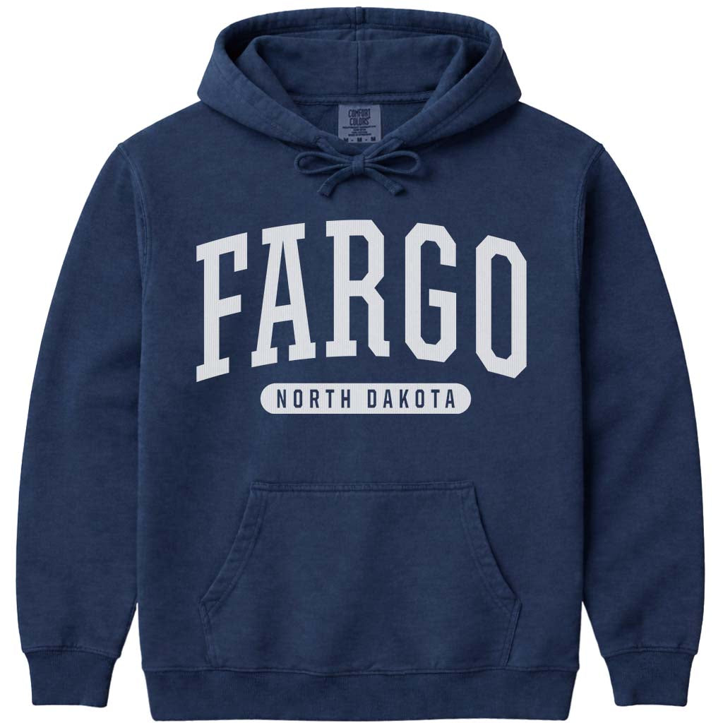 Fargo North Dakota Hoodie Sweatshirt - Navy