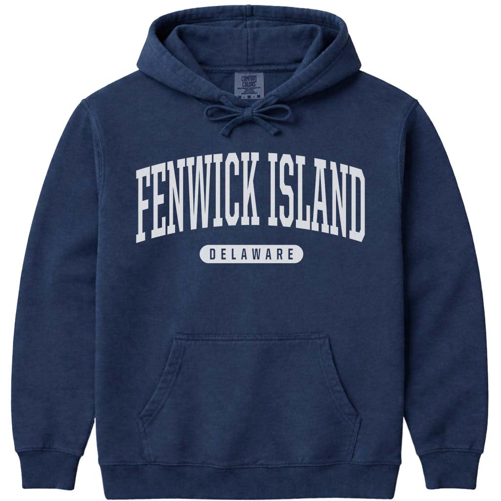 Fenwick Island Delaware Hoodie - Navy