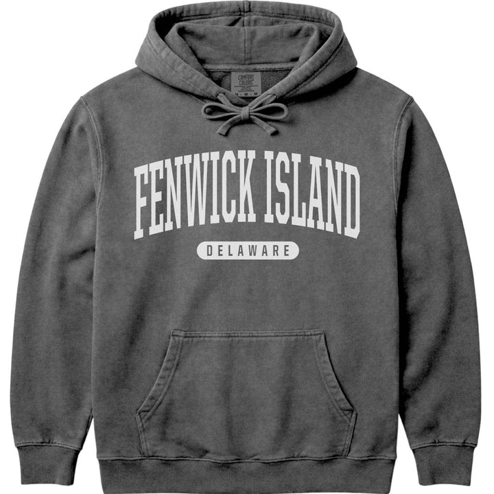 Fenwick Island Delaware Hoodie - Pepper
