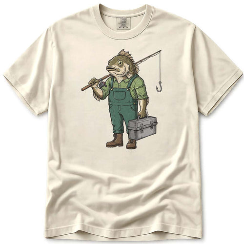 Fish Man Fisherman Fishing T-Shirt