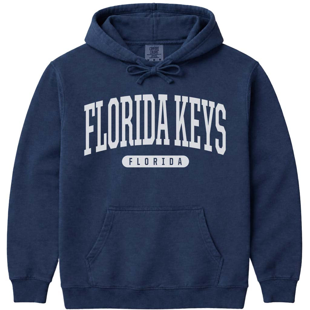 Florida Keys Hoodie Sweatshirt - Navy