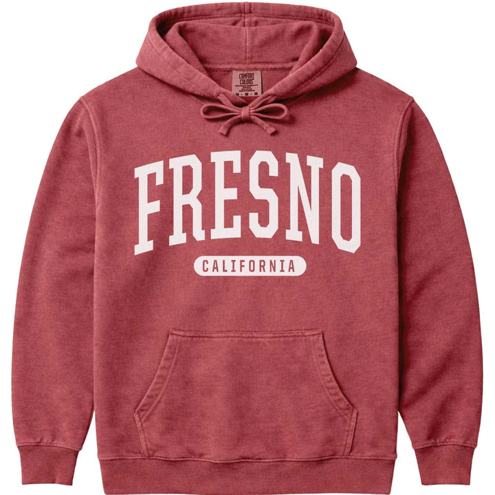Fresno California Sweatshirt - Crimson
