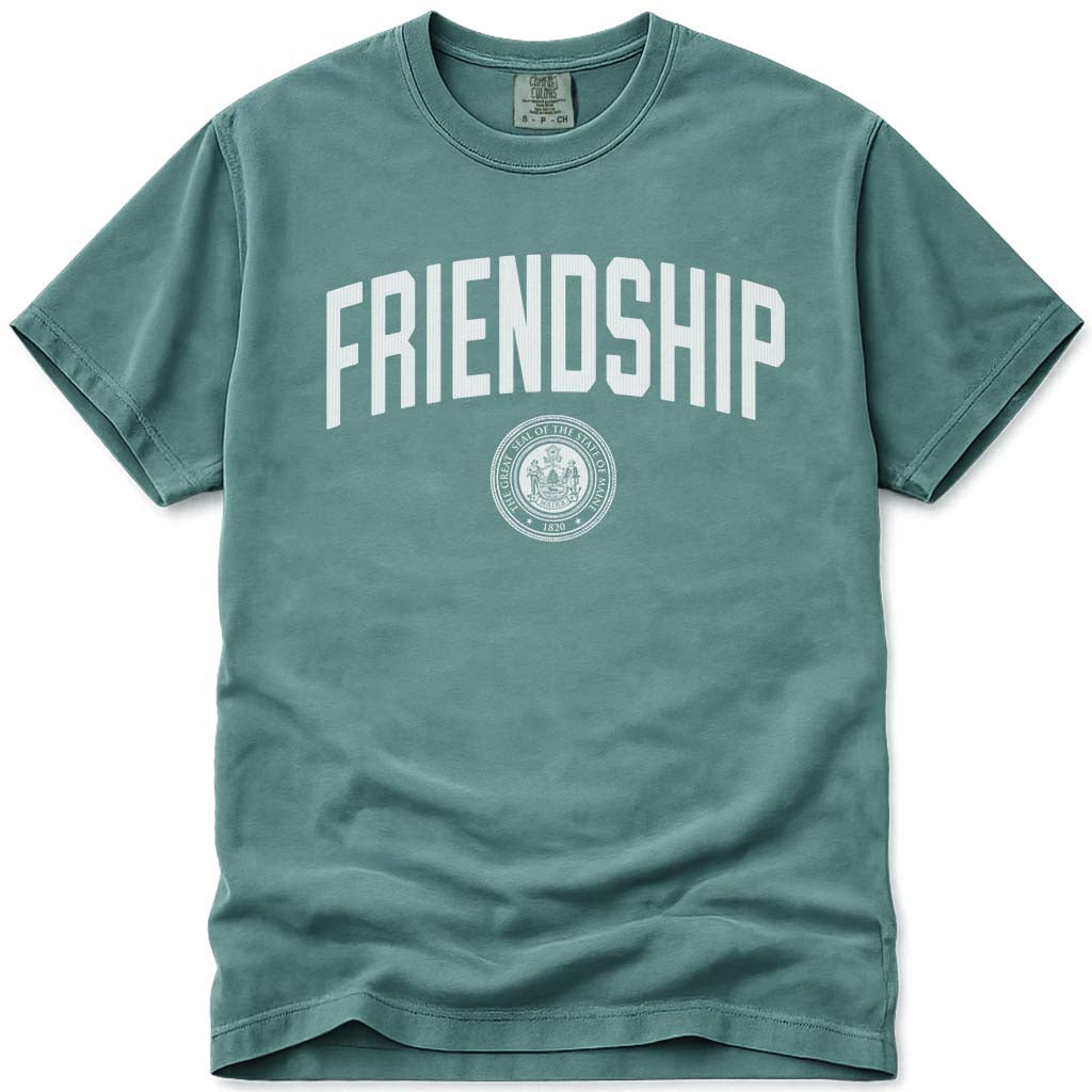 Friendship Maine T Shirt - Light Green