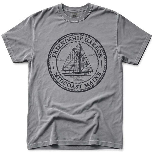 Friendship Maine Midcoast Friendship Sloop Sailboat T Shirt