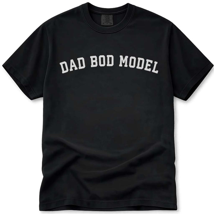 Vintage Funny Dad Bod T-Shirt - Black