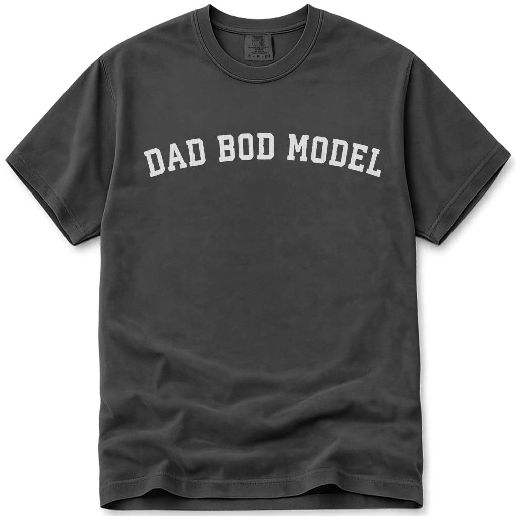 Vintage Funny Dad Bod T-Shirt - Pepper