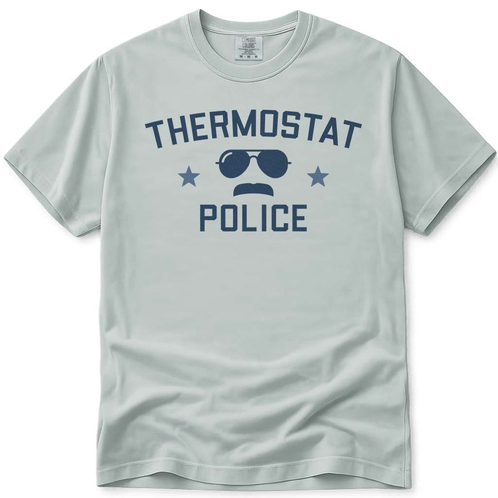 Funny Thermostat Police Dad Shirt - Bay
