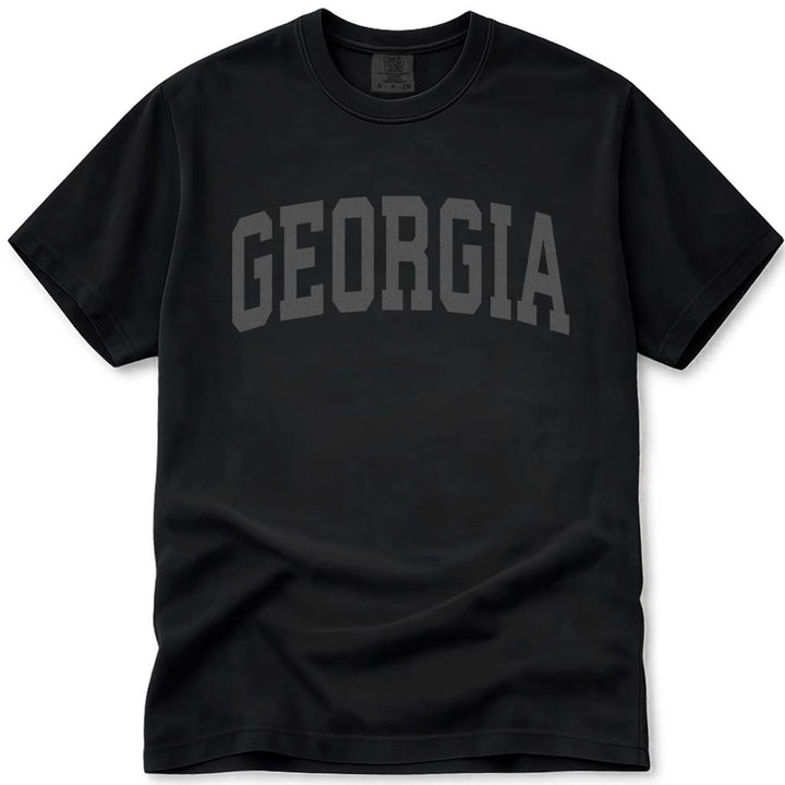Georgia T Shirt Comfort Colors Tee - Black