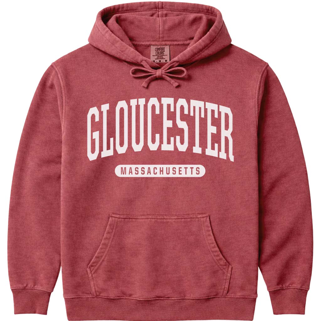 Gloucester Massachusetts Sweatshirt - Crimson