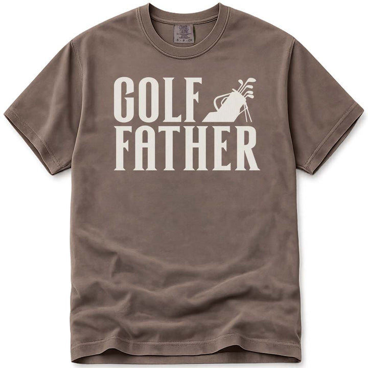 Golf Father Godfather Pun Dad T-Shirt - Espresso