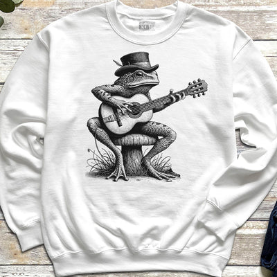 Cottagecore Guitar Frog Sweatshirt