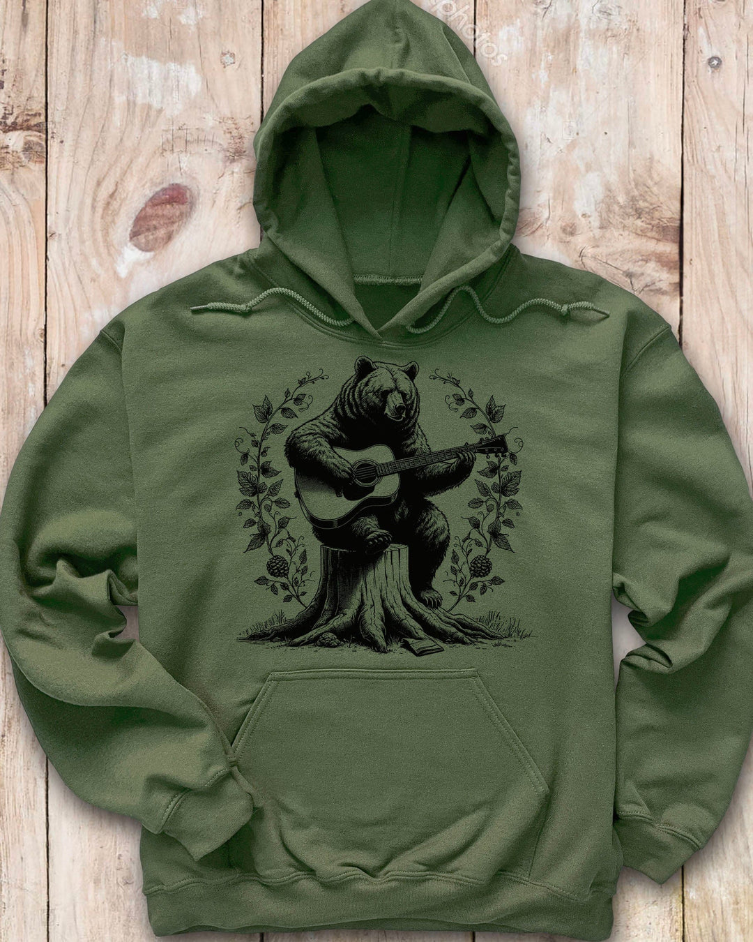 Guitar Bear Hoodie