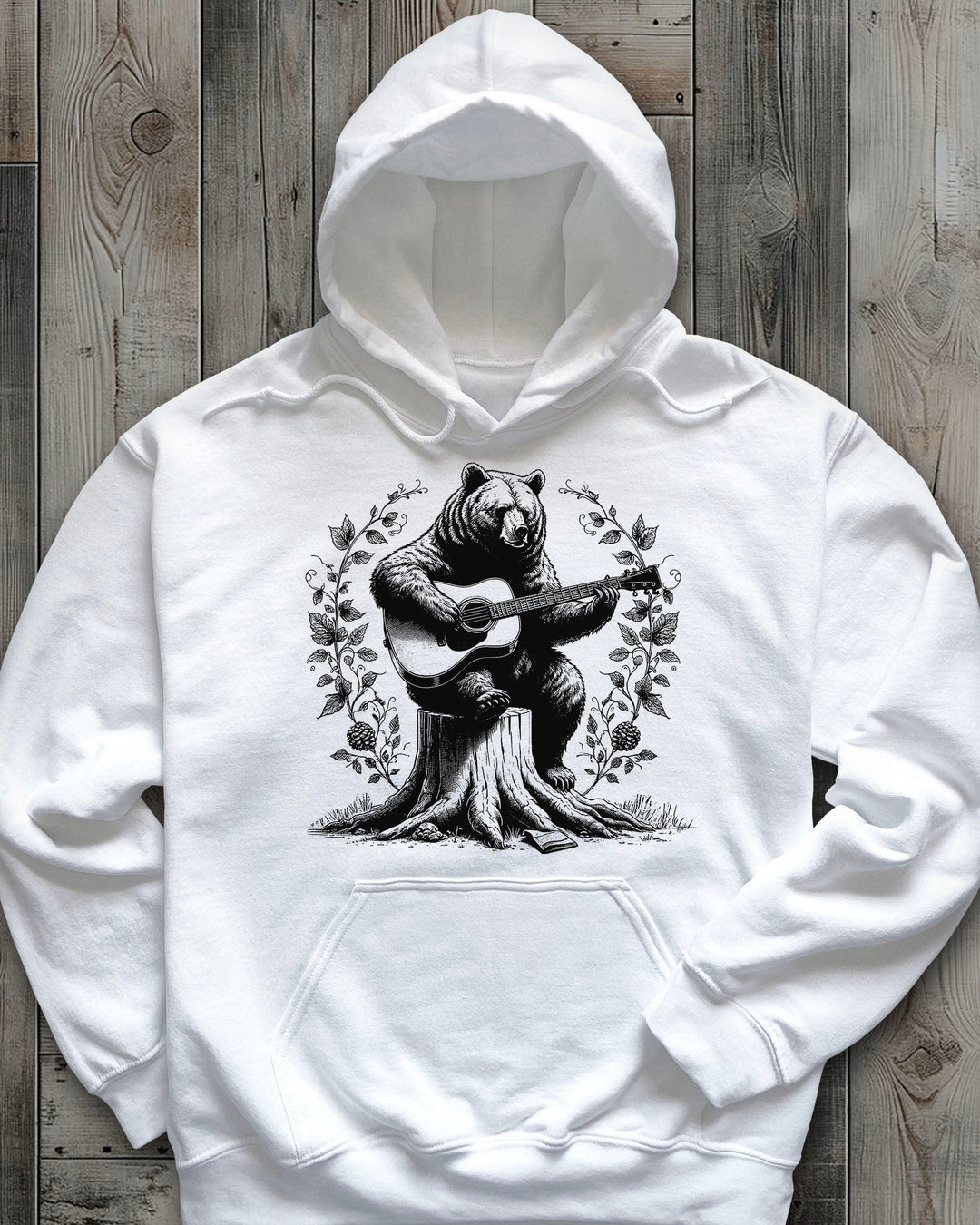 Guitar Bear Hoodie