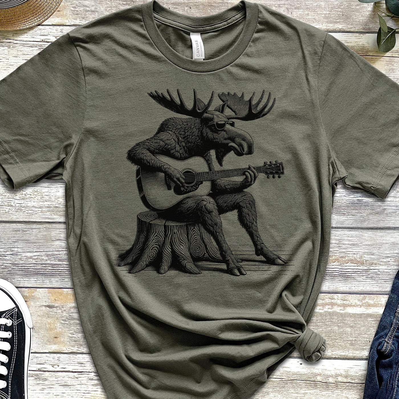 Guitar Moose T-Shirt