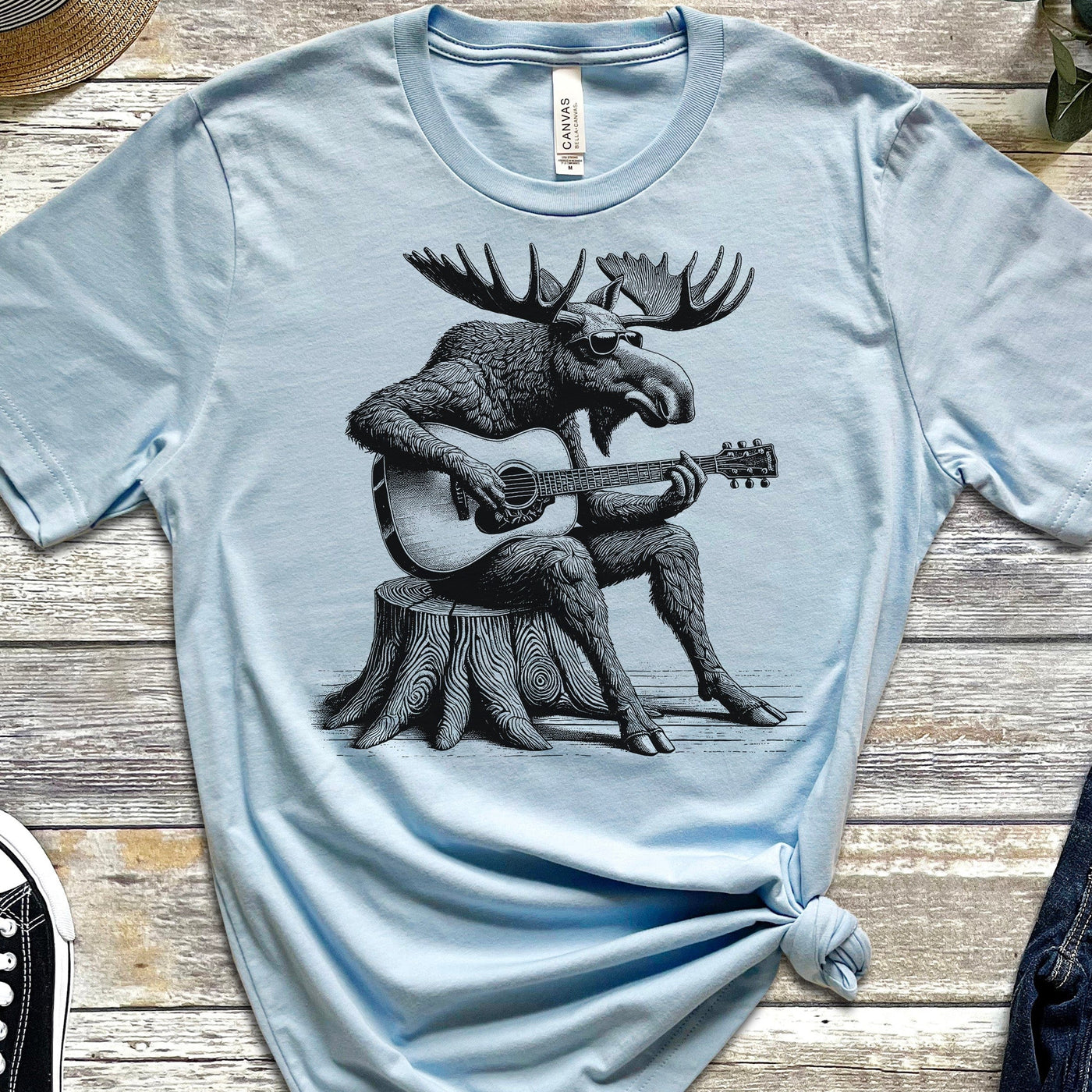 Guitar Moose T-Shirt