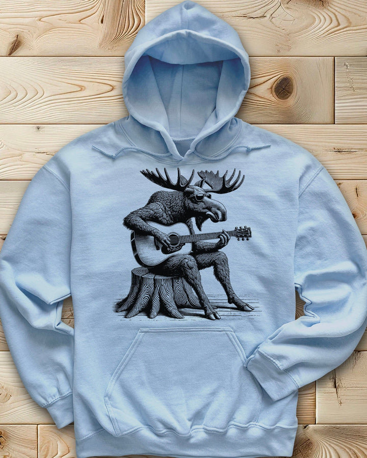 Guitar Moose Hoodie