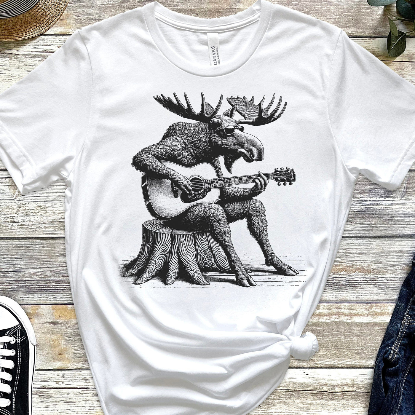 Guitar Moose T-Shirt