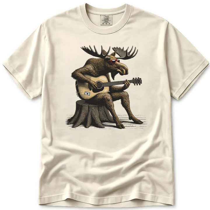 Guitar Moose T Shirt - Ivory