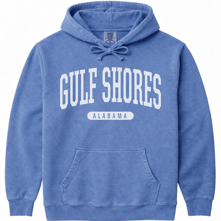 Gulf Shores Alabama Hoodie Sweatshirt - Flo Blue