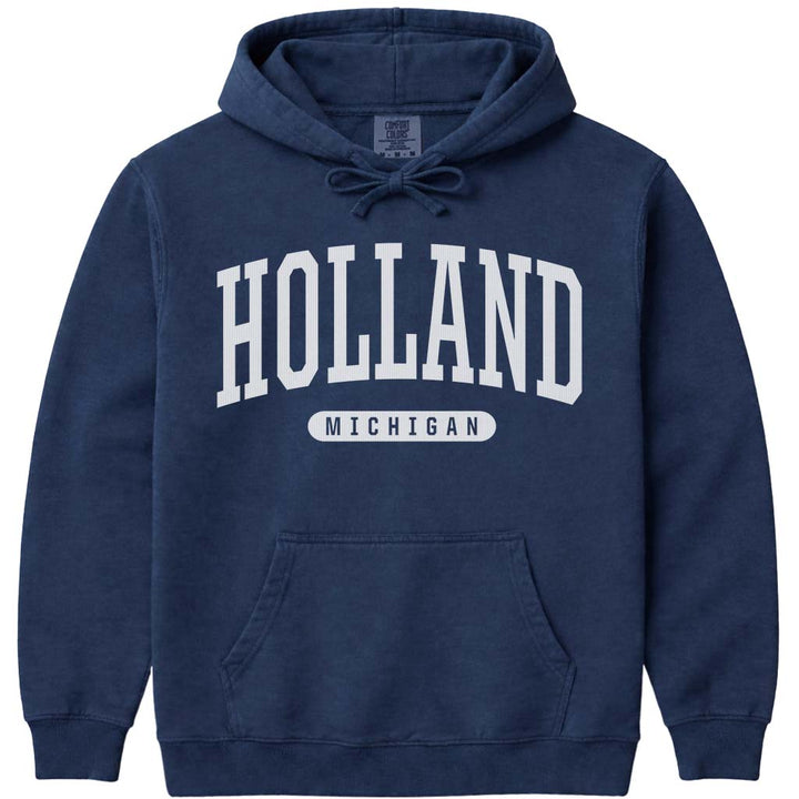 Holland Michigan Sweatshirt Hoodie - Navy