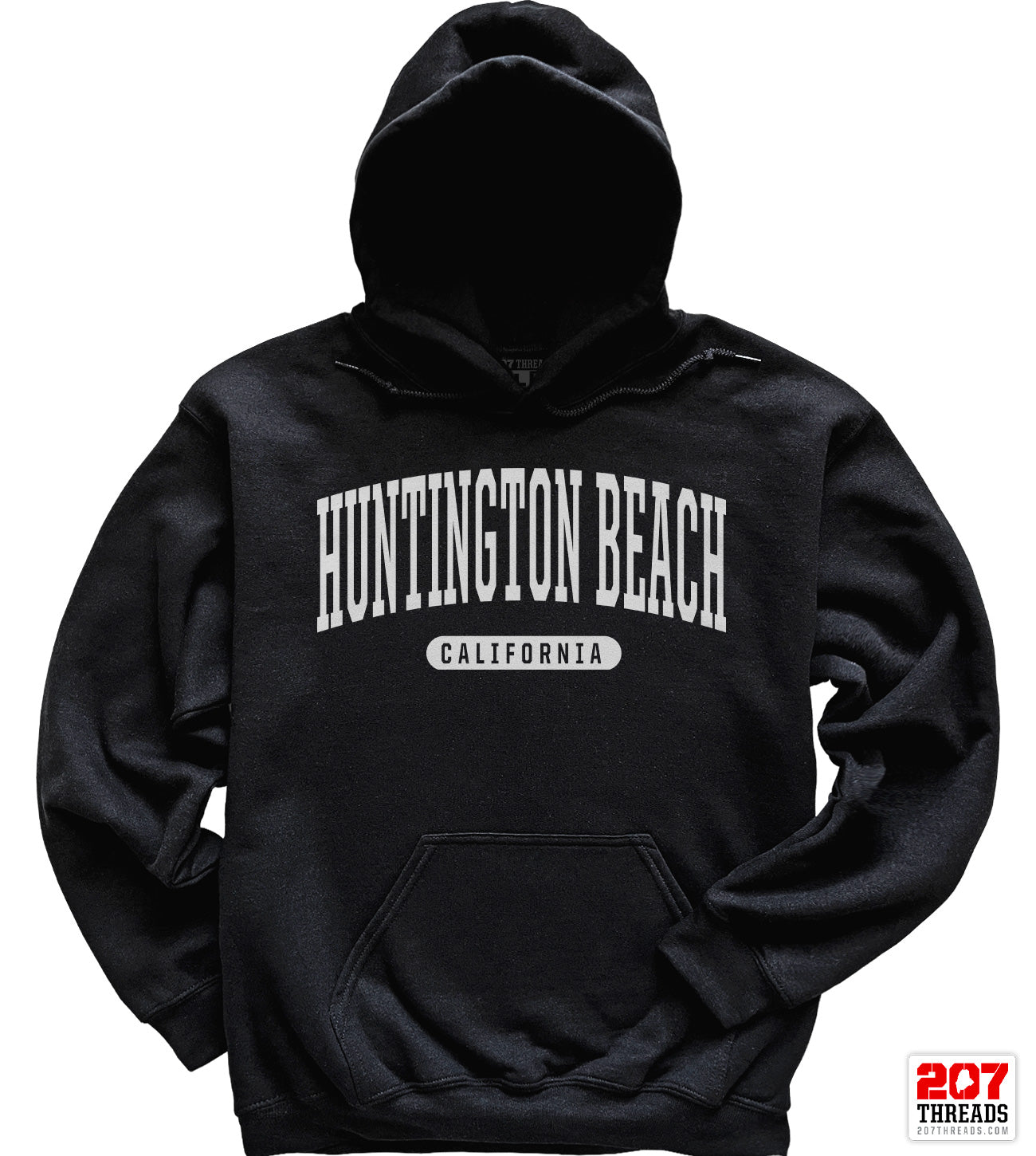 Huntington Beach Hoodie - Huntington Beach CA California Hooded Sweatshirt