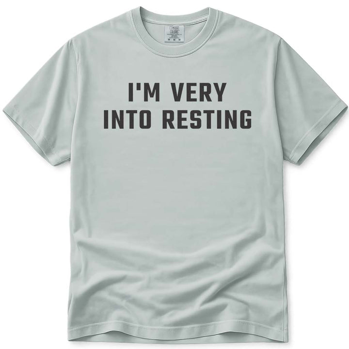 I'm Very Into Resting Dad Pun Tee - Bay
