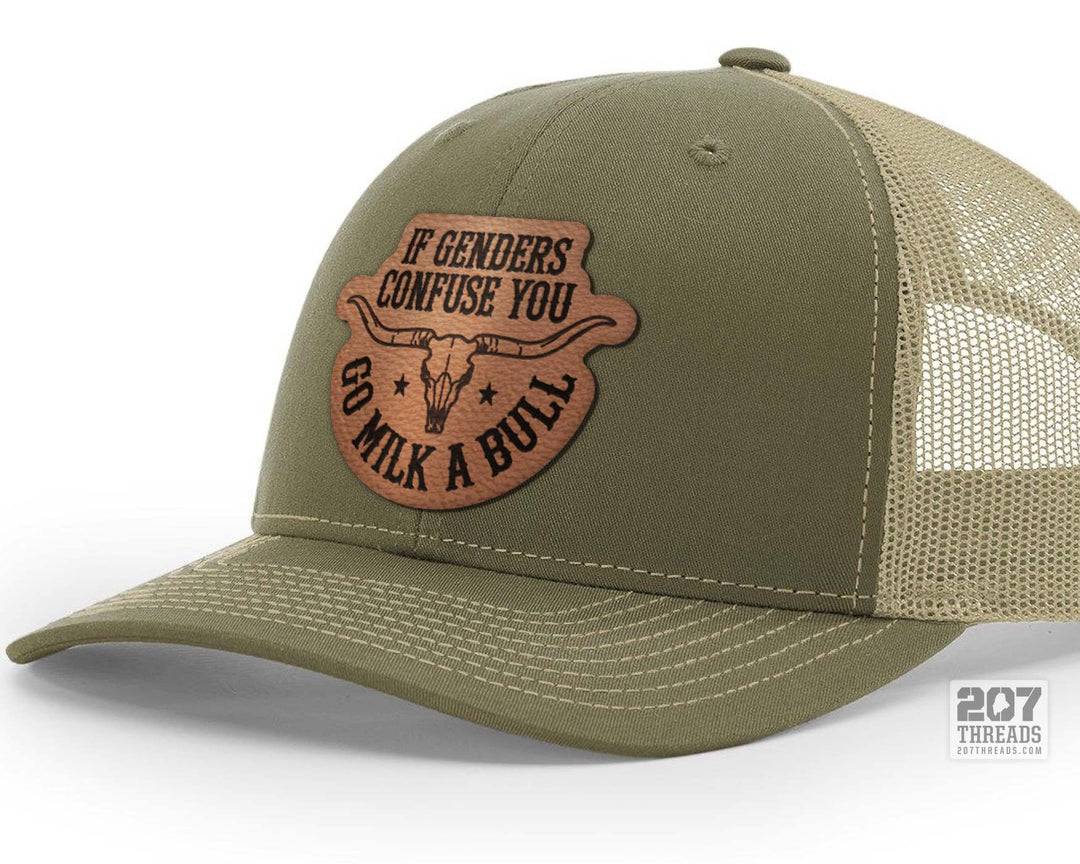 If Genders Confuse You Go Milk a Bull Trucker Hat