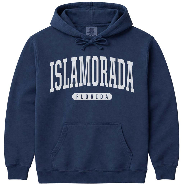 Islamorada Florida Hooded Sweatshirt - Navy