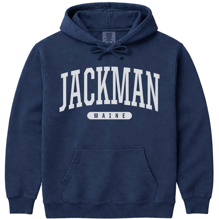 Retro Jackman Maine Hooded Sweatshirt - Navy
