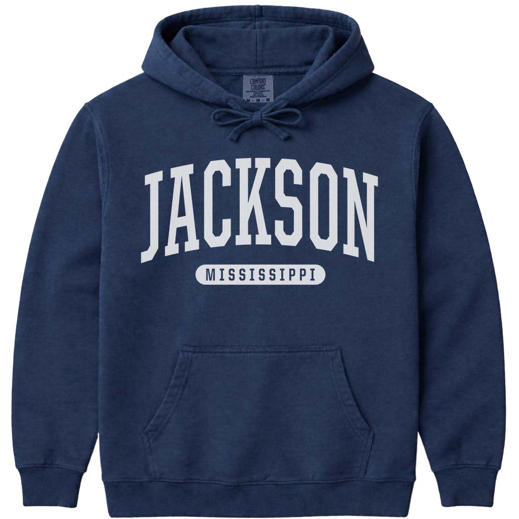 Jackson Mississippi Hoodie - Navy