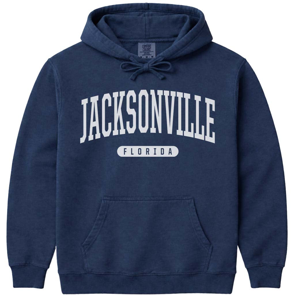 Jacksonville Florida Hoodie - Navy