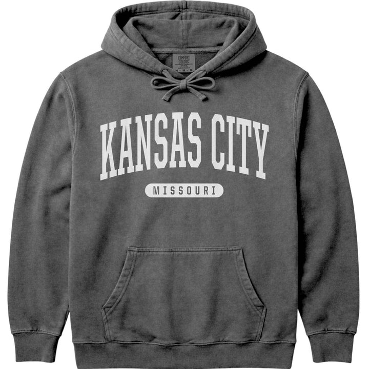 Kansas City Missouri Hooded Sweatshirt - Pepper