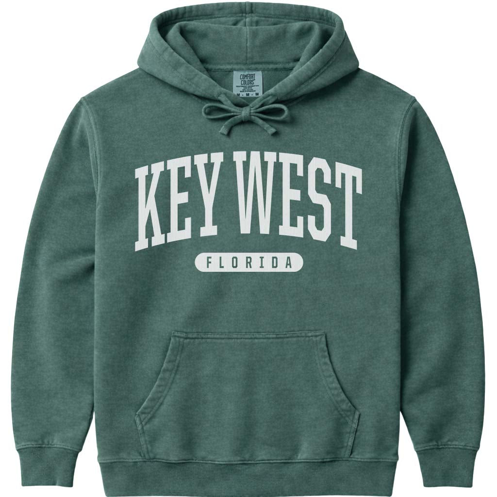 Key West Florida Hoodie - Blue Spruce