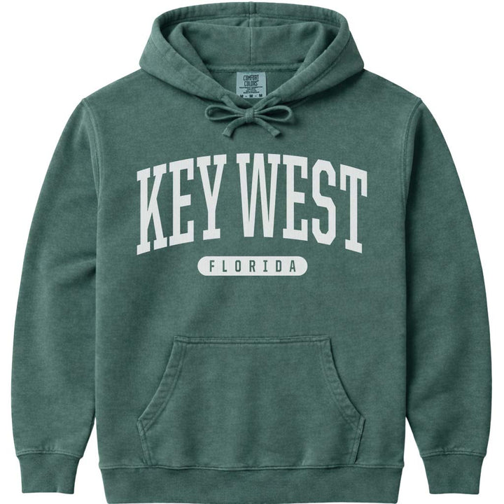 Key West Florida Hoodie - Blue Spruce