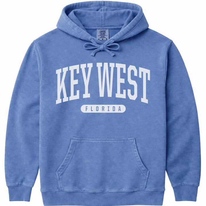 Key West Florida Hoodie - Flo Blue