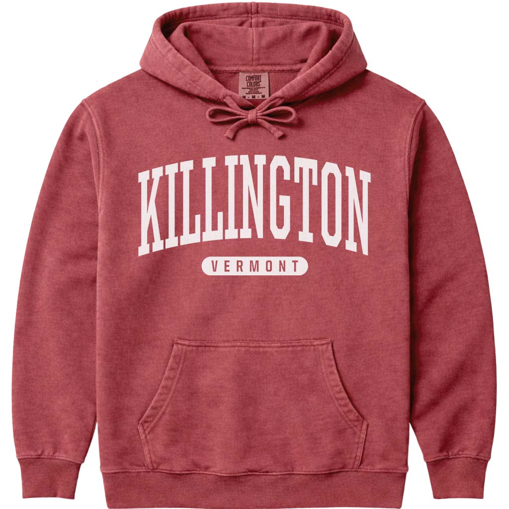 Killington Vermont Hoodie Sweatshirt - Crimson