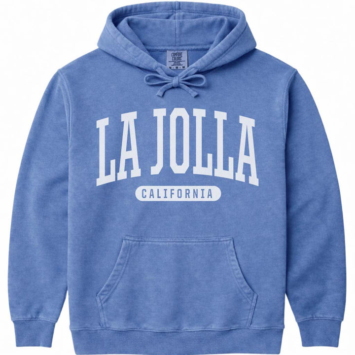 La Jolla California Hoodie - Flo Blue